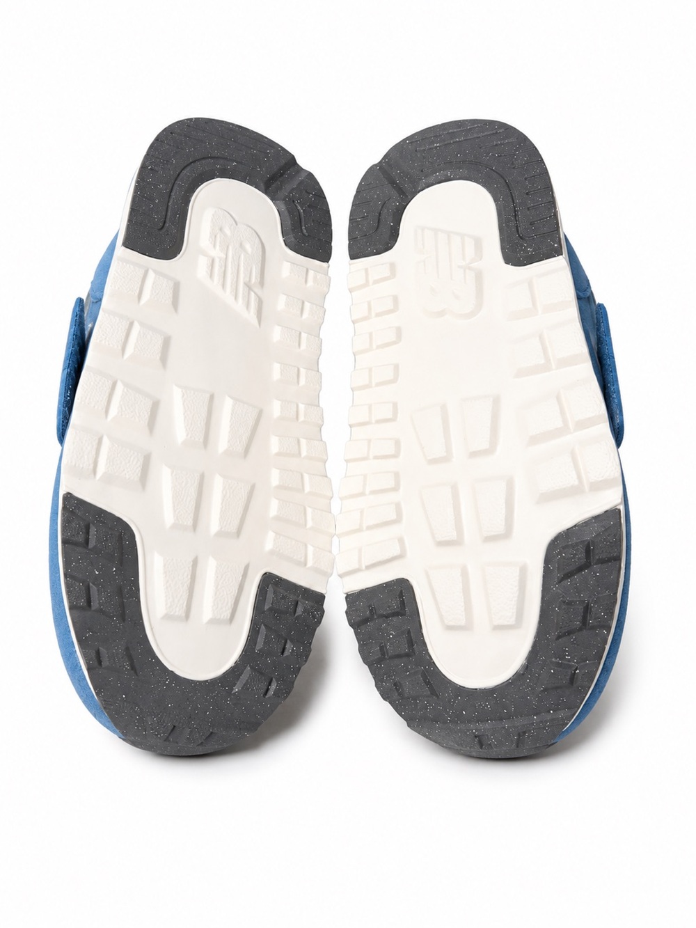 New Balance Infant 574 Wide Light Blue and Sky Blue Sneakers - Picture 2 of 3